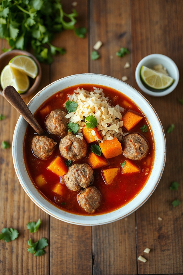 albondigas soup in pressure cooker