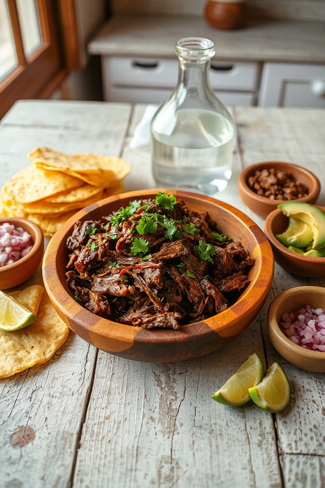 barbacoa cooking in pressure