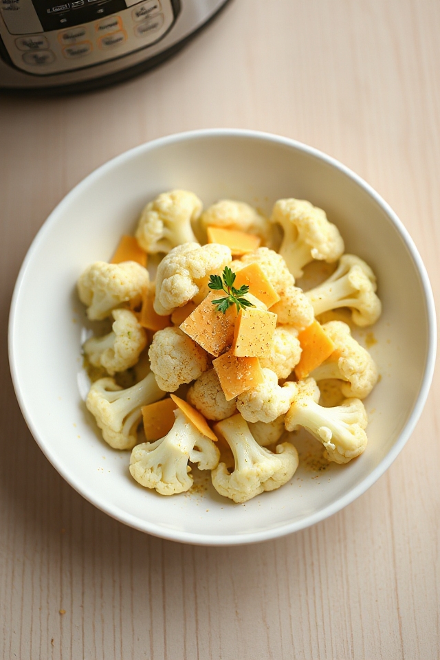cauliflower cooked in instant pot