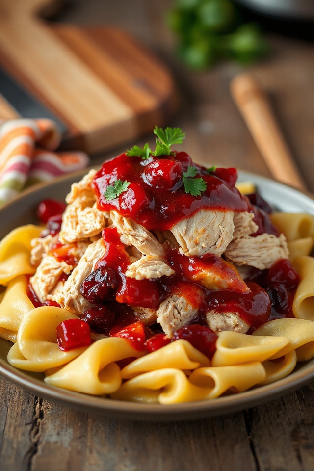cranberry chicken pressure cooker