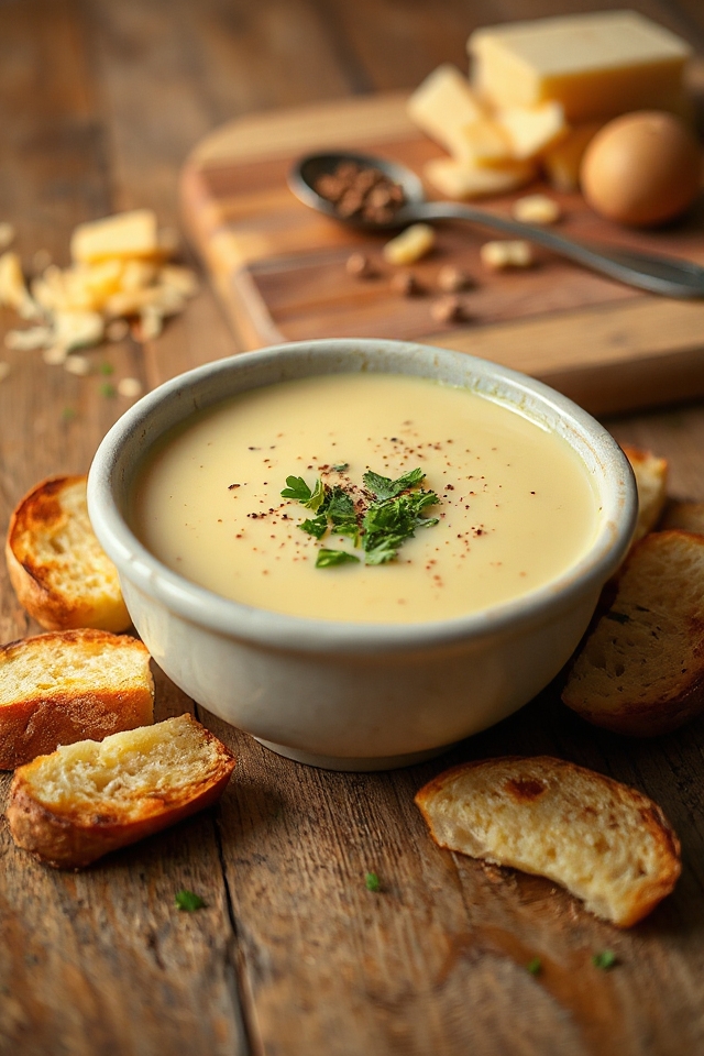 creamy potato cheese soup