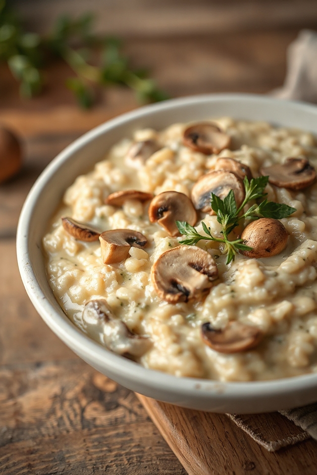 creamy pressure cooker risotto