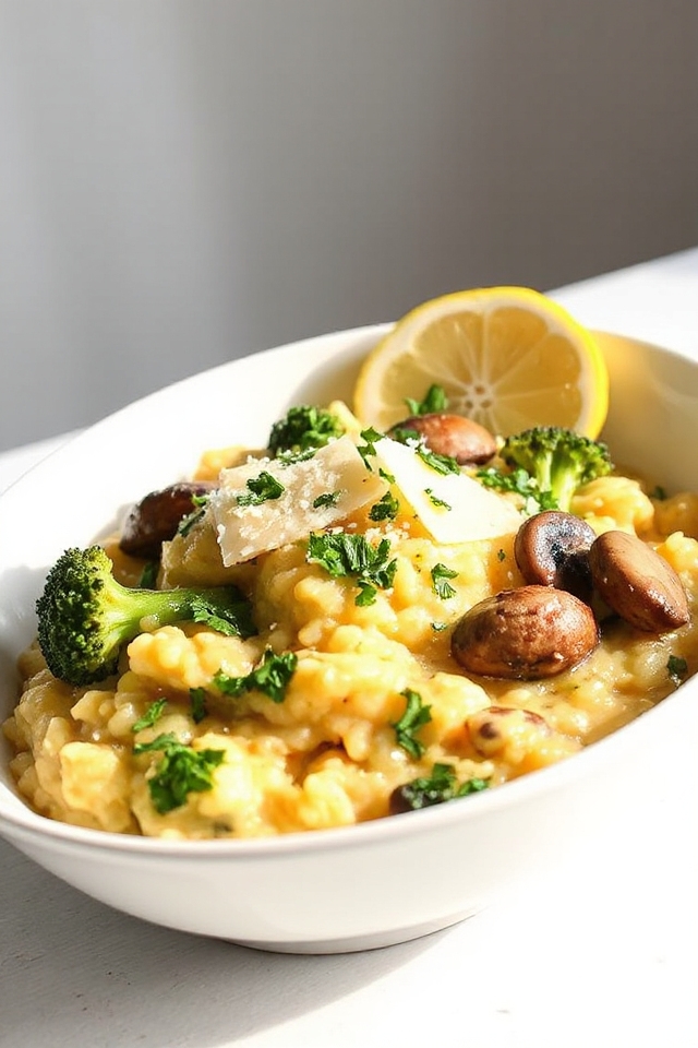 creamy vegetable risotto recipe