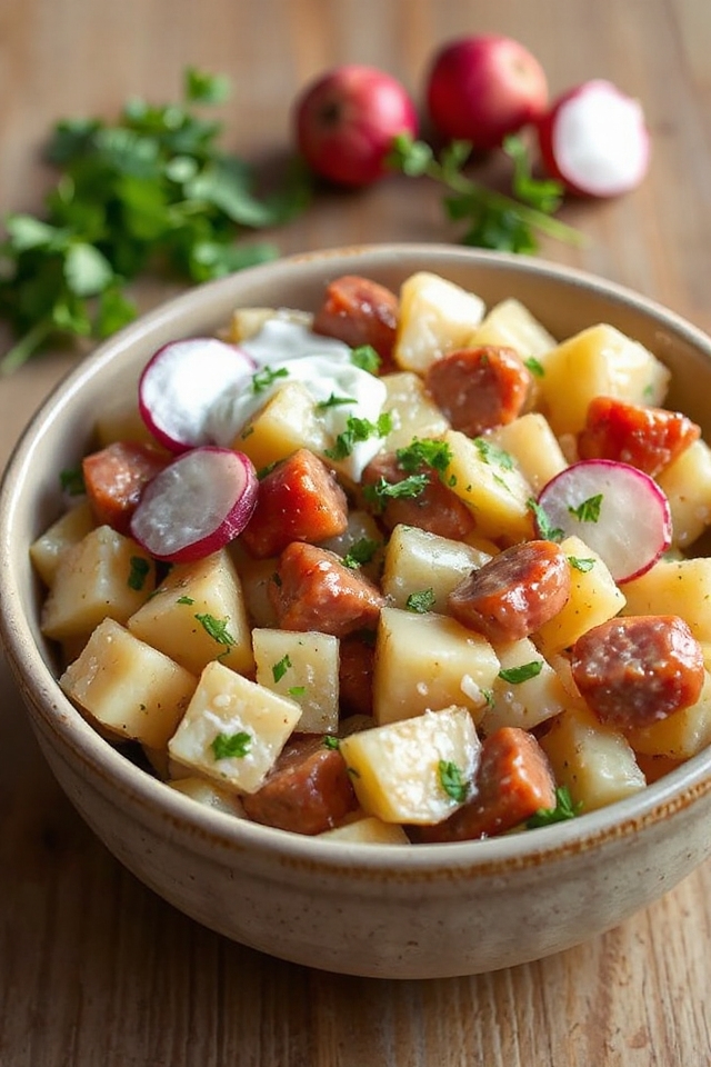 delicious hearty potato salad