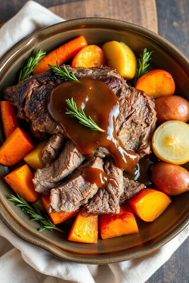 delicious instant pot roast