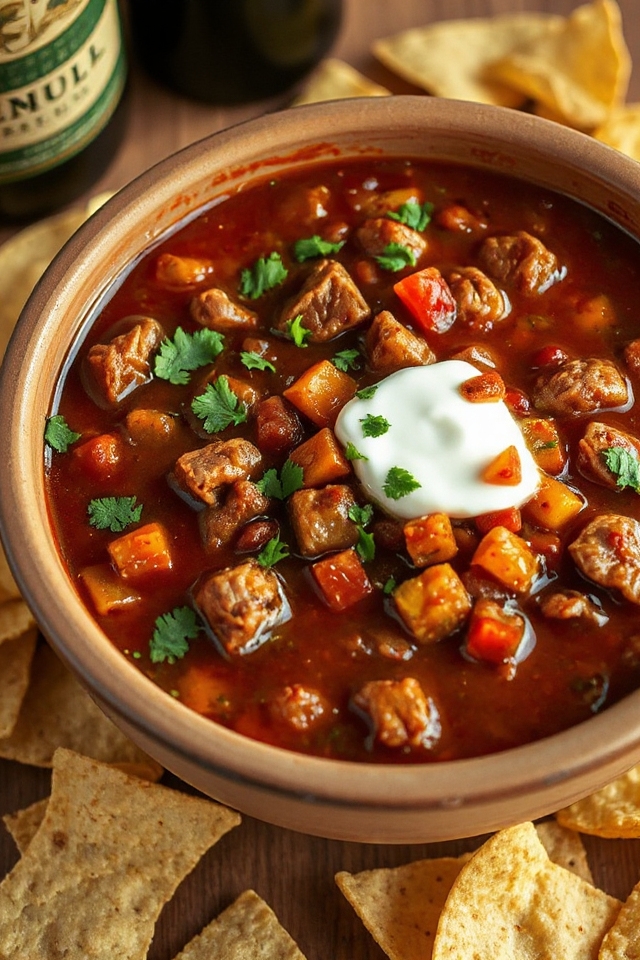 delicious pressure cooker chili