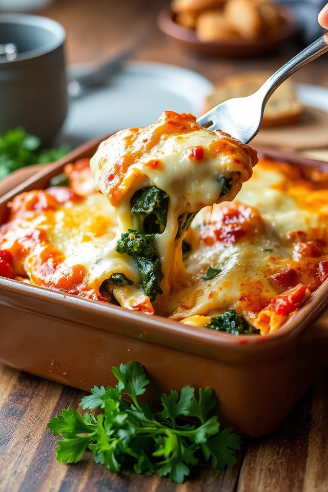delicious pressure cooker lasagne
