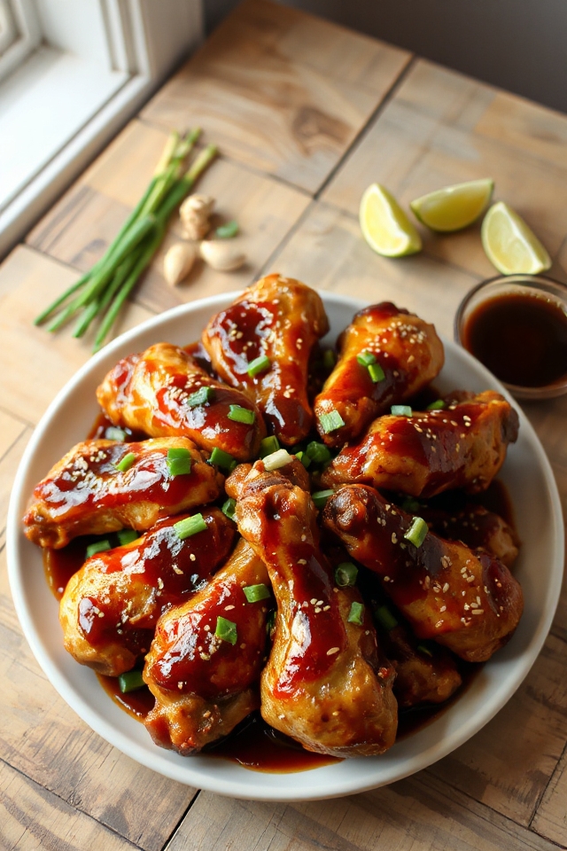 garlic ginger chicken drumsticks
