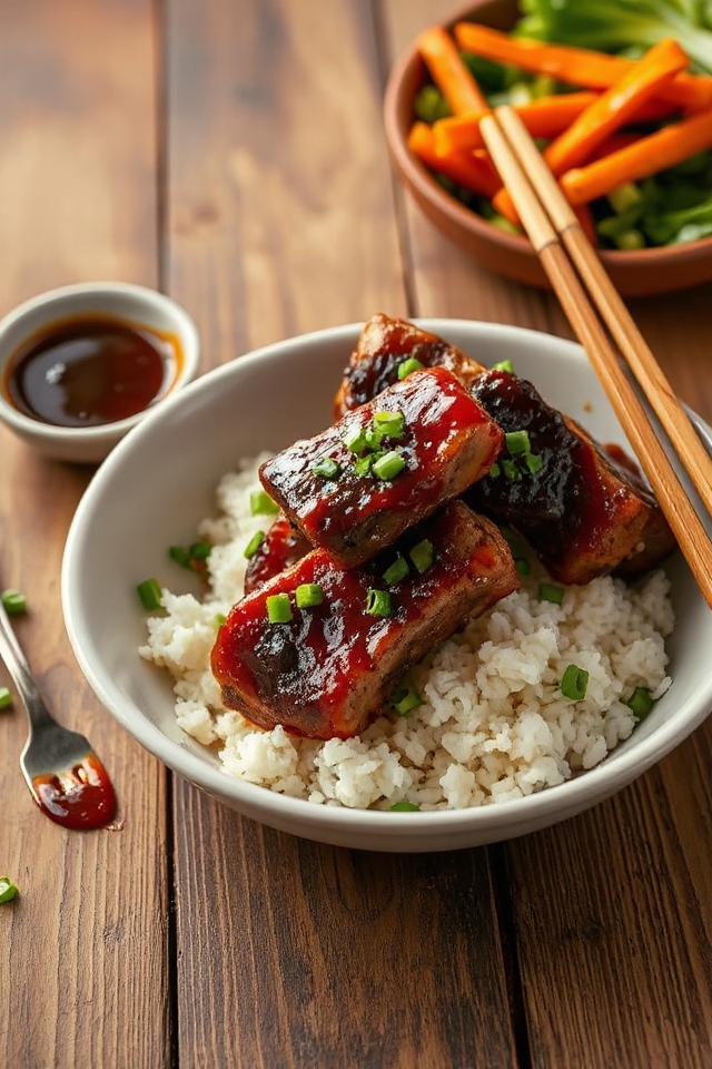 gochujang glazed short ribs