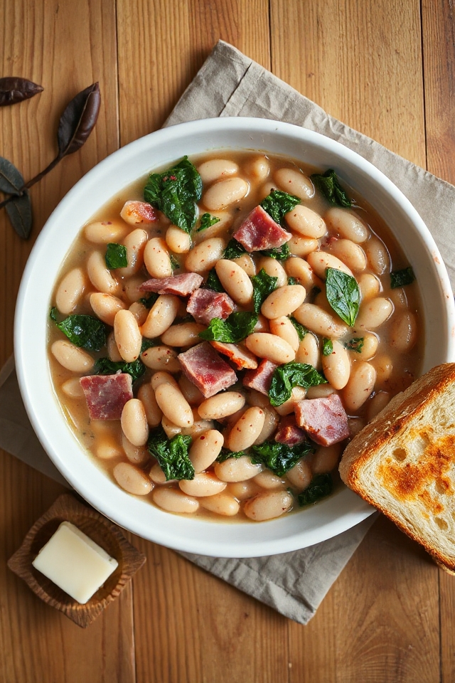 ham and beans dish