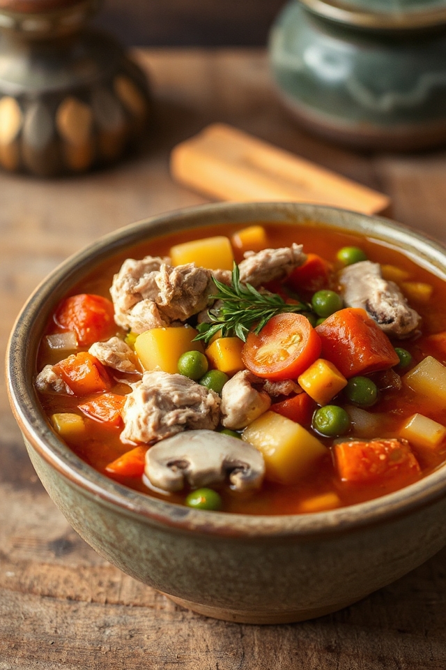 hearty turkey vegetable soup