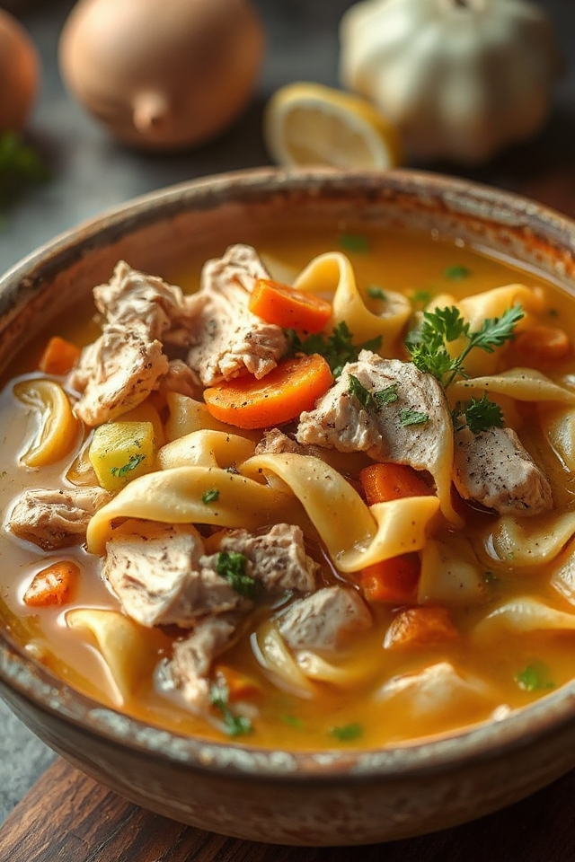 instant pot chicken noodle soup