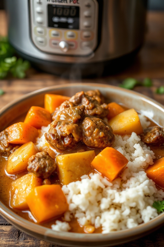 instant pot curry recipe