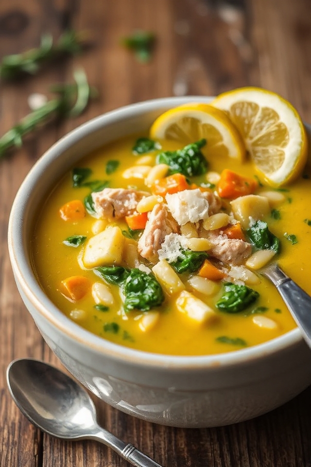instant pot lemon chicken soup