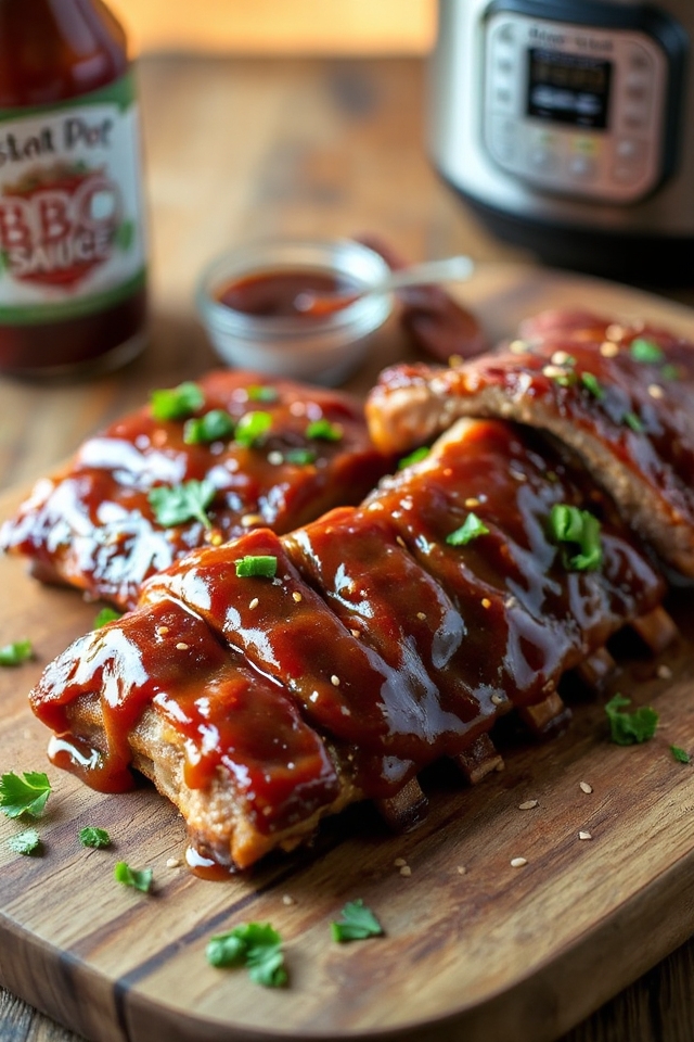 instant pot tender barbecue ribs