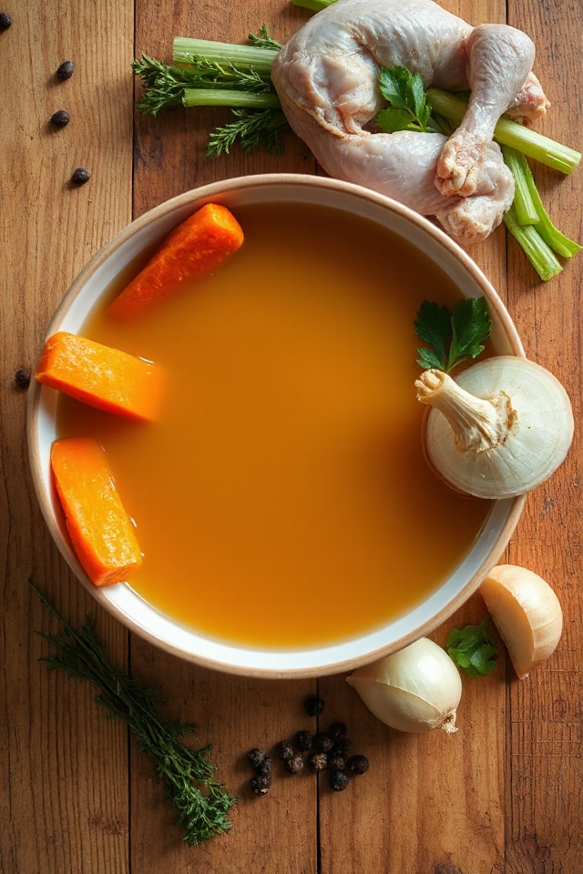 making chicken stock quickly