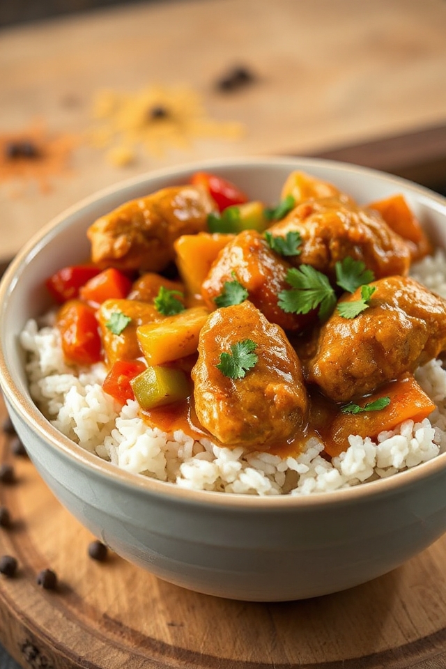 pressure cooker chicken curry