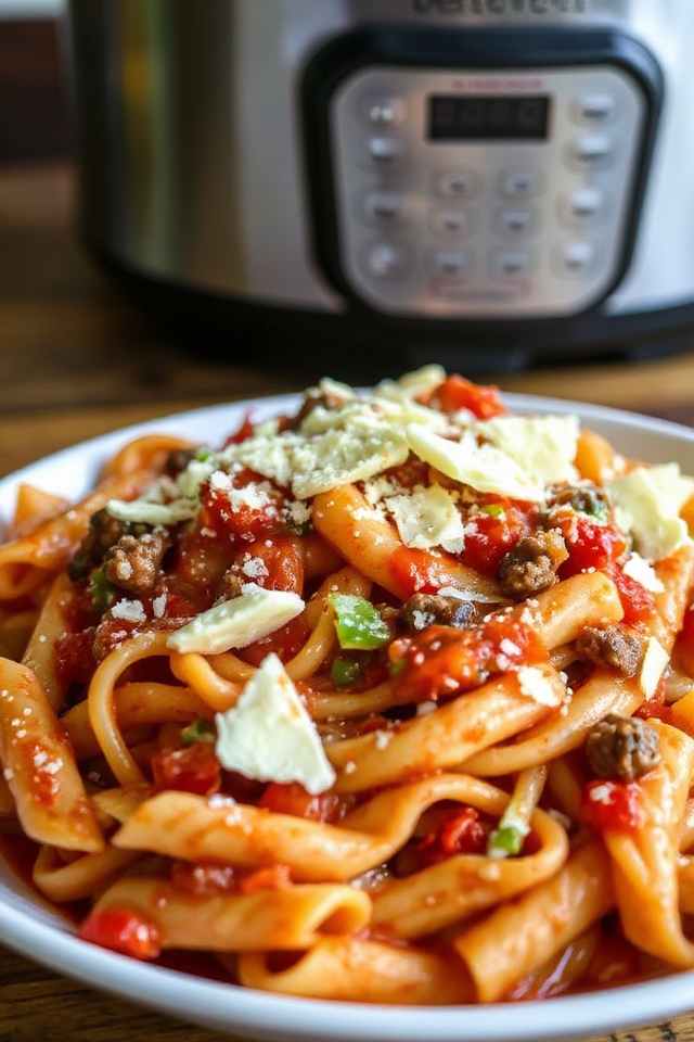 pressure cooker italian pasta