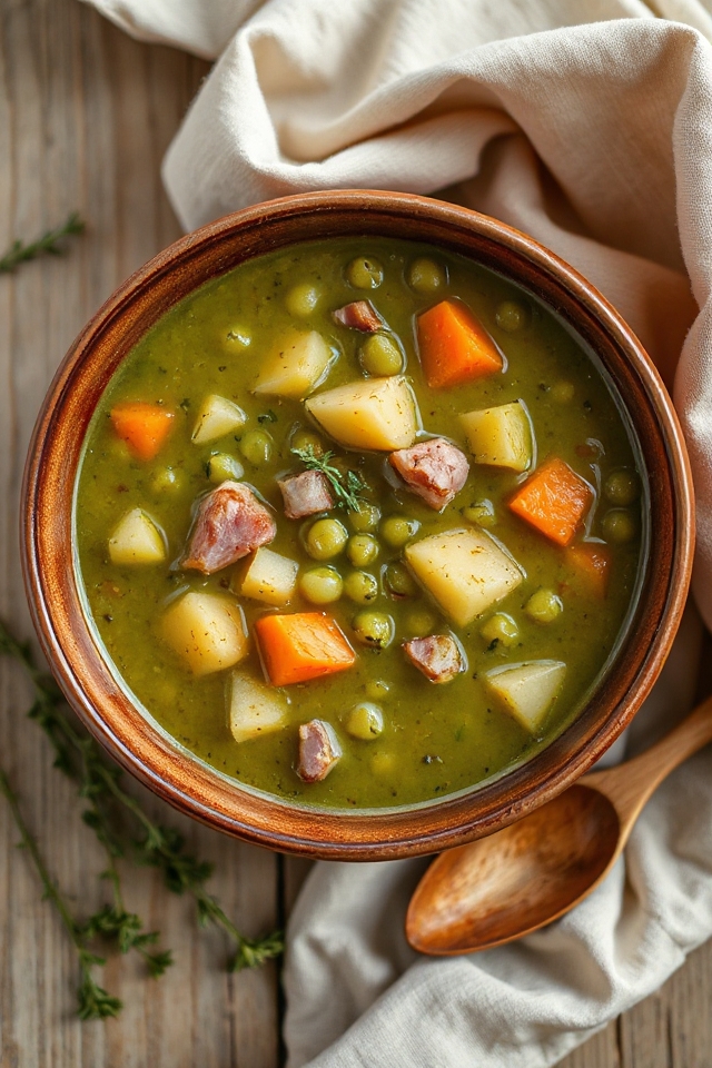pressure cooker pea soup