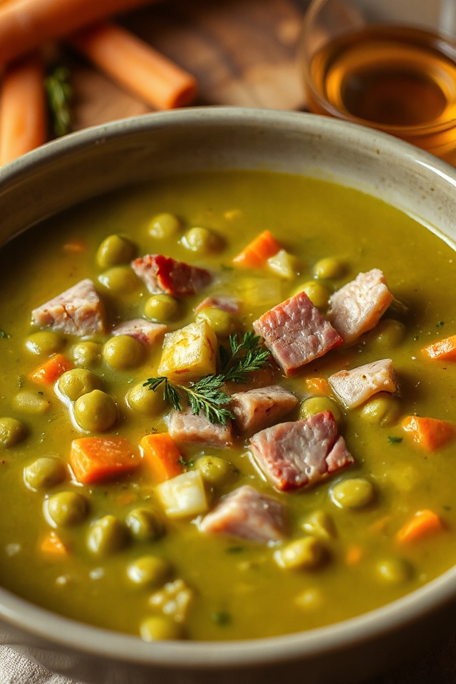 pressure cooker pea soup