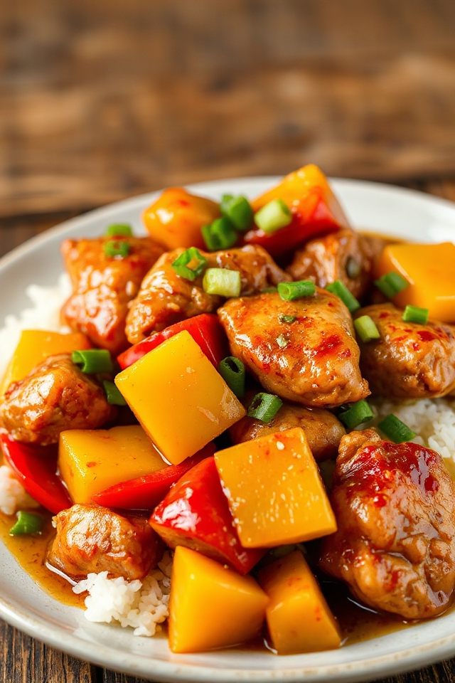 pressure cooker sweet chicken