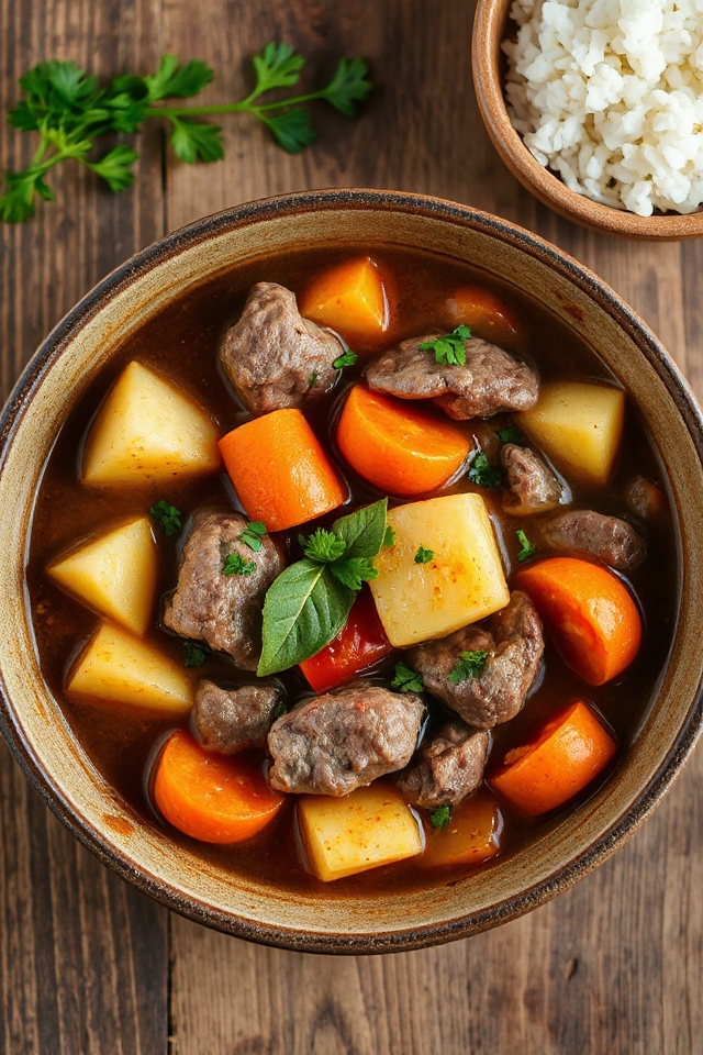 quick veal stew recipe