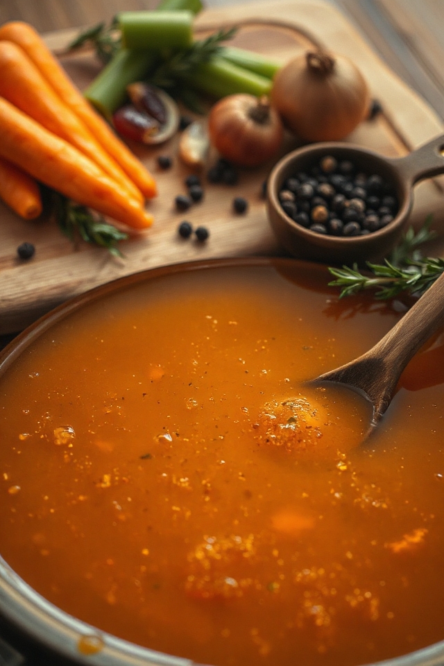 savory vegetable stock recipe