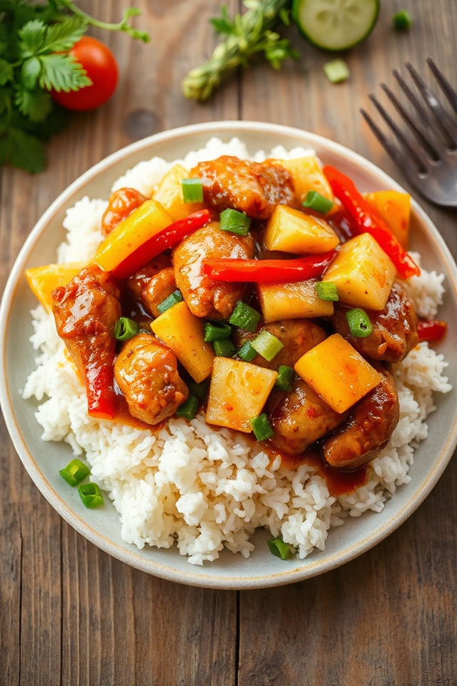 sweet and sour chicken
