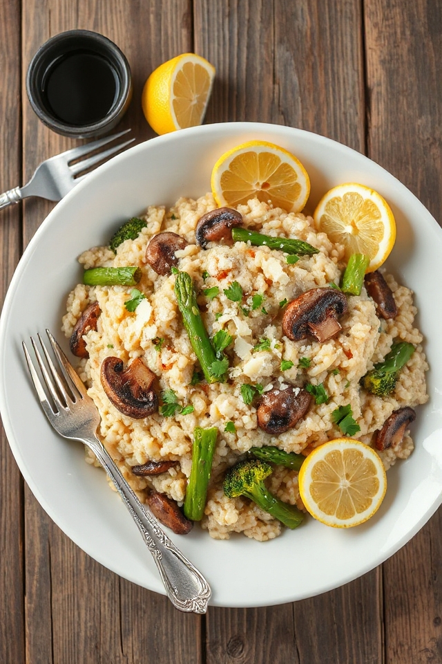 vegetarian pressure cooker risotto